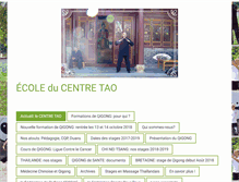 Tablet Screenshot of ecoleducentretao.com